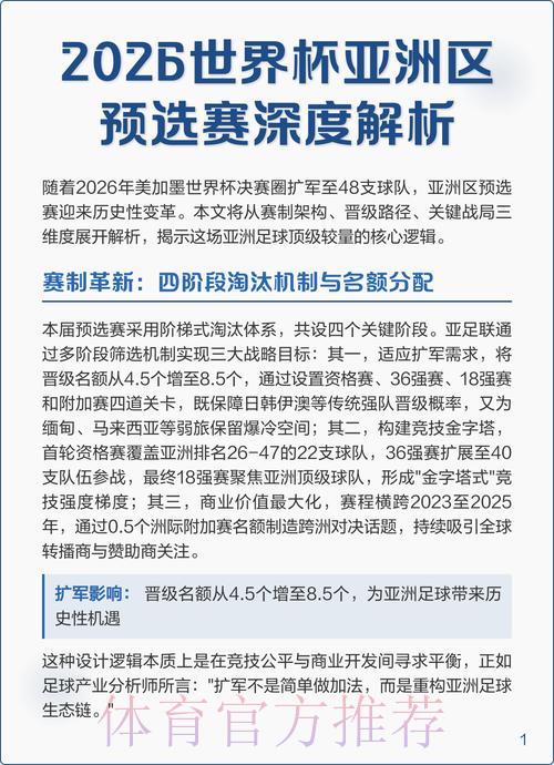 世界杯预选赛强队深度解析与推荐